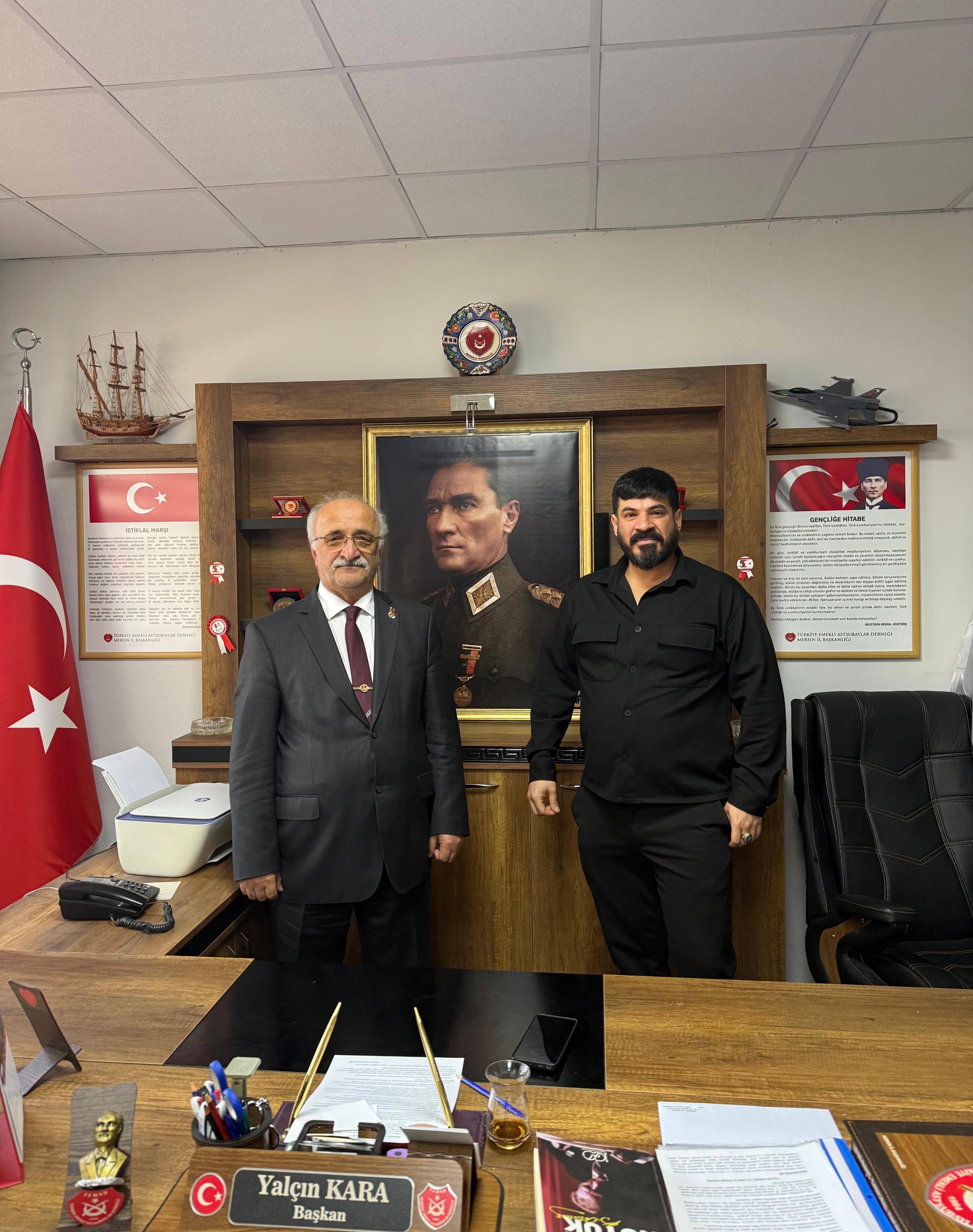 Türkiye Emekli Astsubaylar Dernegi Mersin ?l Ba?kan? Yalç?n Kara