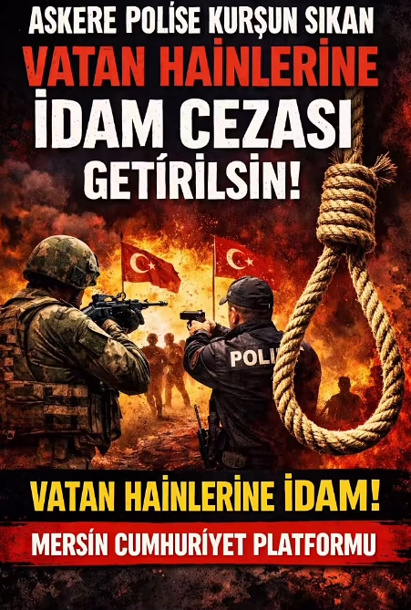 Askere polise kur?un s?kan vatan hainlerine idam cezas? tekrar getirilsin