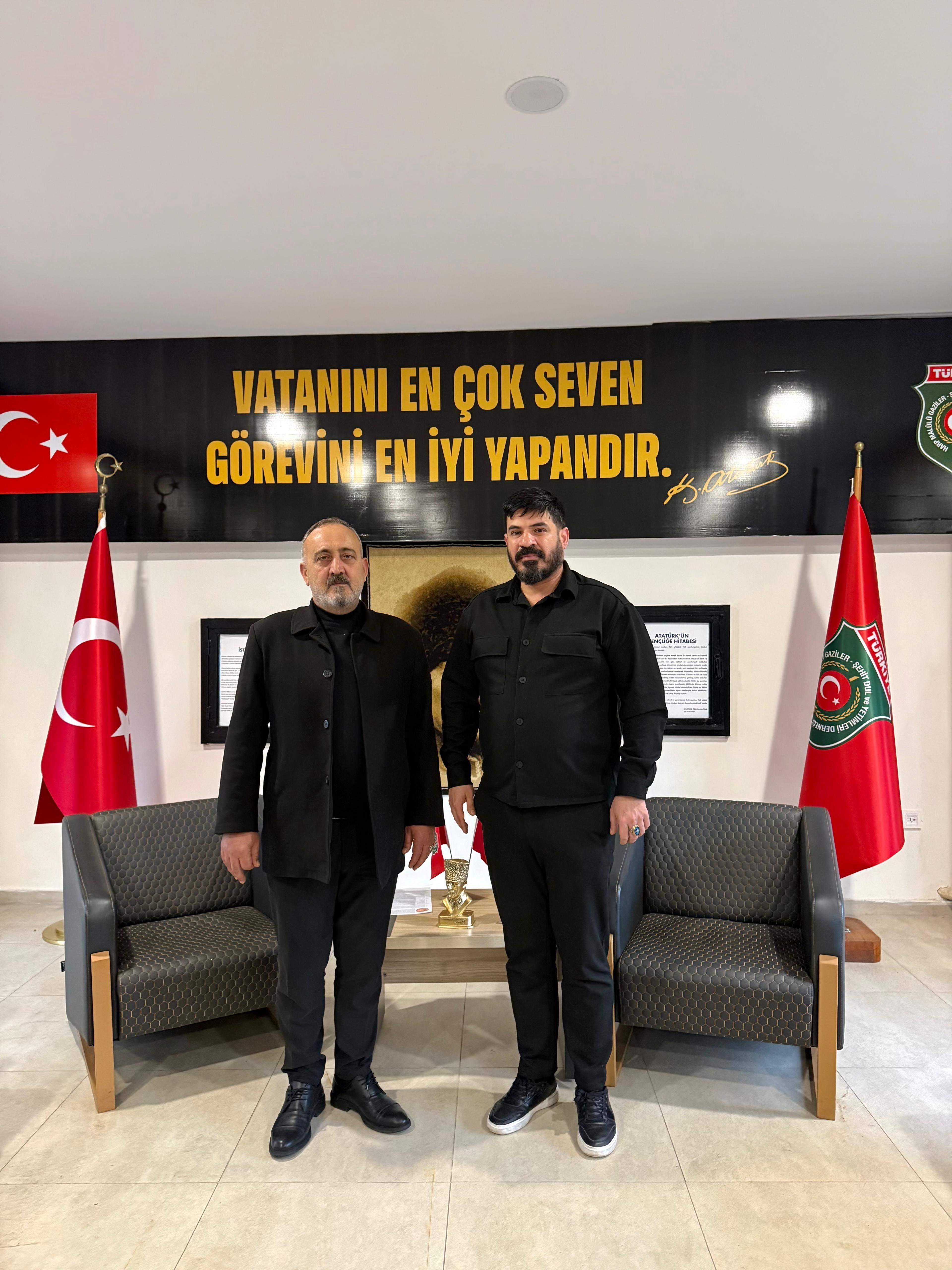 Türkiye Harp Malülü Gaziler, ?ehit, Dul ve Yetimleri Dernegi Mersin ?ubesini ziyaret ettika